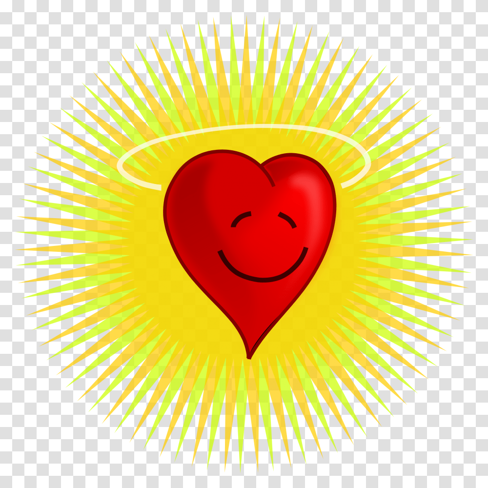 Glowing Heart Clip Art, Light, Poster, Advertisement Transparent Png