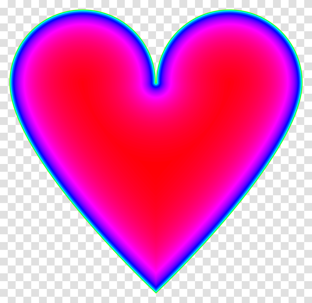Glowing Heart Heart, Balloon, Plectrum Transparent Png