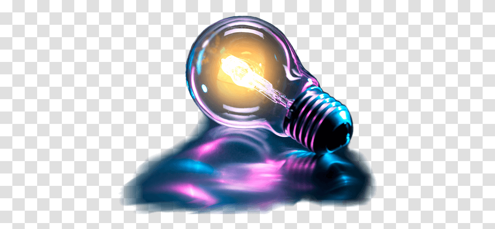 Glowing Light Bulb Symbol Of Casino Innovative Thinking, Lighting, Lightbulb,  Transparent Png