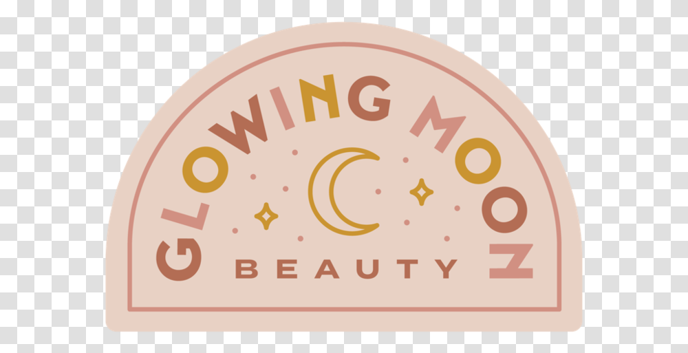 Glowing Moon Beauty Identity Design - Courtney Ahn Language, Label, Text, Number, Symbol Transparent Png
