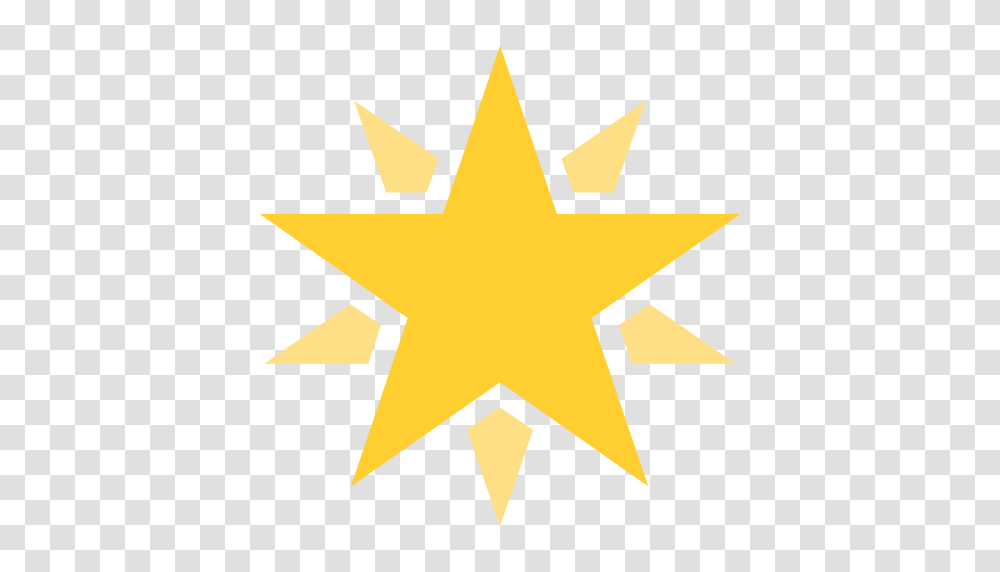 Glowing Star Emoji For Facebook Email Sms Id, Star Symbol, Cross Transparent Png
