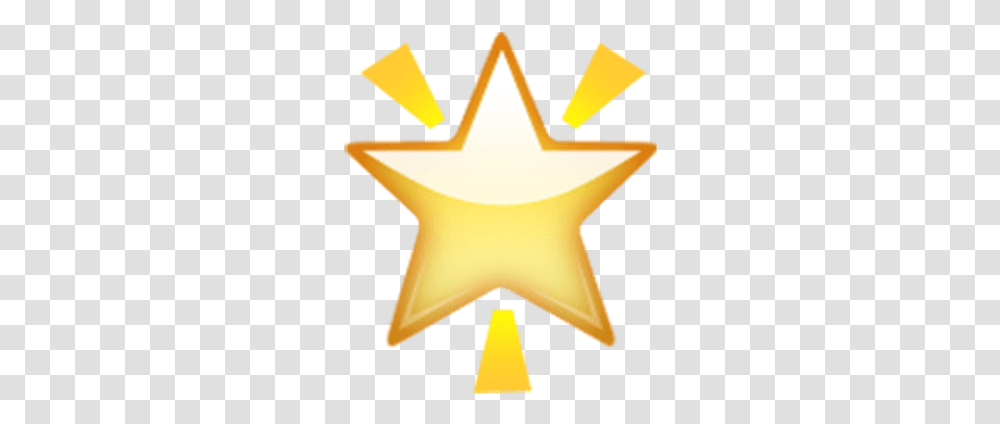 Glowing Star Emoji Ios Star Emoji, Symbol, Star Symbol, Lamp Transparent Png