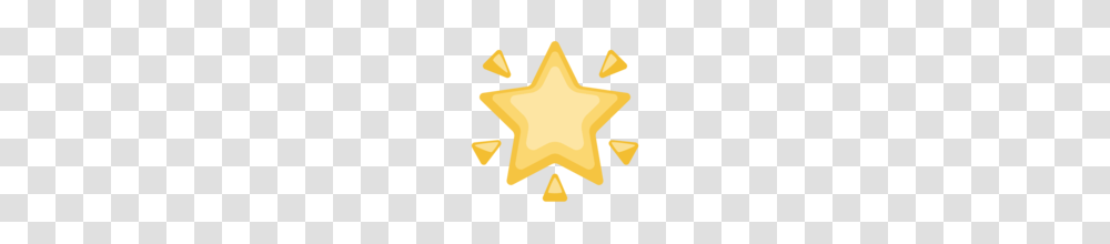 Glowing Star Emoji On Facebook, Star Symbol, Gold, Logo Transparent Png