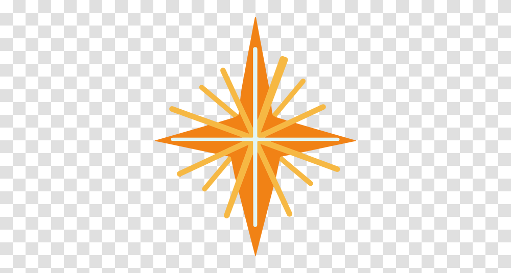 Glowing Star Flat & Svg Vector File Vertical, Symbol, Cross, Star Symbol, Sun Transparent Png