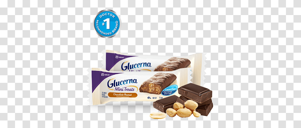 Glucerna Chocolate Peanut Mini Snacks Nutrition Bar Types Of Chocolate, Bread, Food, Dessert, Bread Loaf Transparent Png