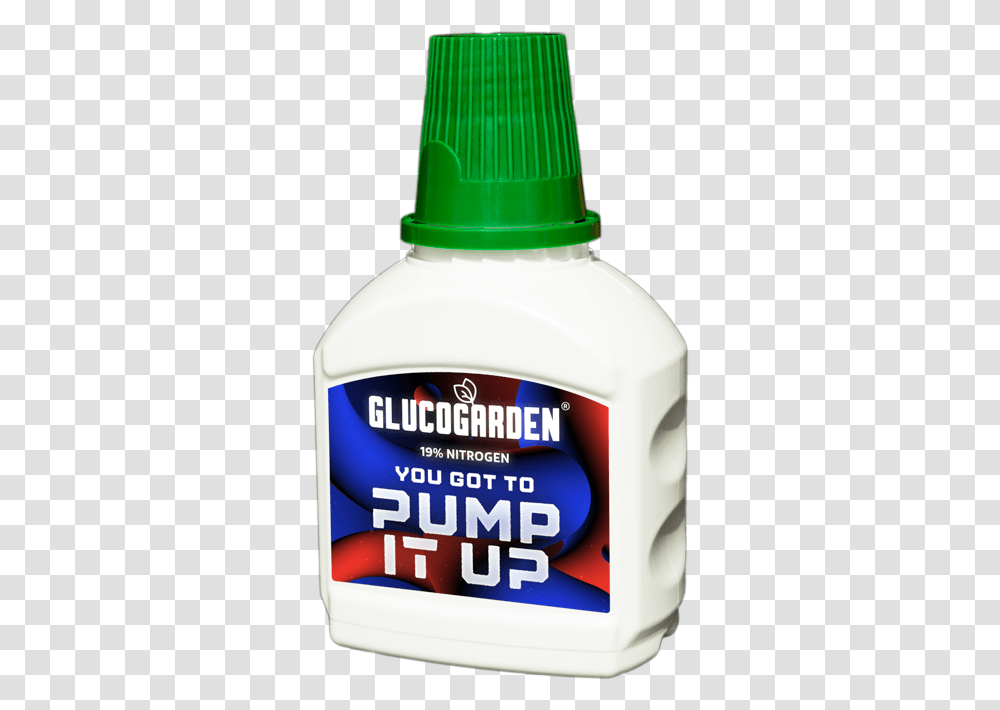 Glucogarden You Got To Pump It Up 250ml Household Cleaning Supply, Label, Text, Plant, Food Transparent Png