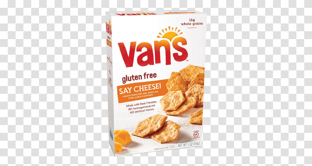 Gluten Free Crackers Vans Crackers, Food, Menu, Bread Transparent Png