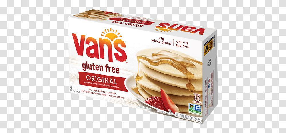 Gluten Free Pancakes Vans Gluten Free Blueberry Waffles, Bread, Food Transparent Png