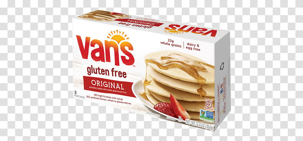 Gluten Free Van's Foods Vans Gluten Free Apple Cinnamon Waffles, Bread, Pancake Transparent Png
