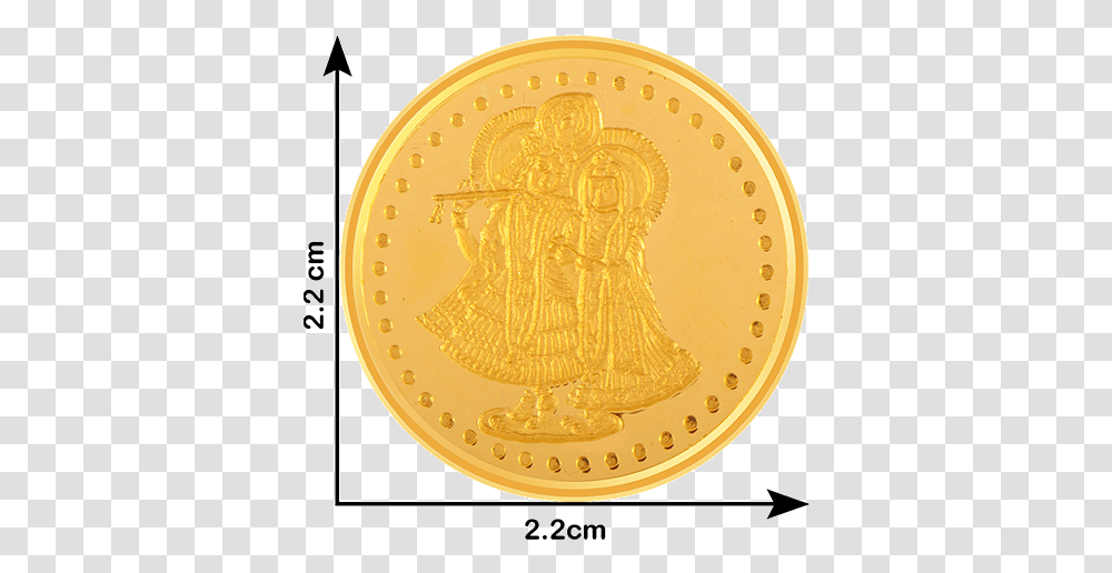 Gm 24kt Gold Coin Coin, Money, Chandelier, Lamp Transparent Png