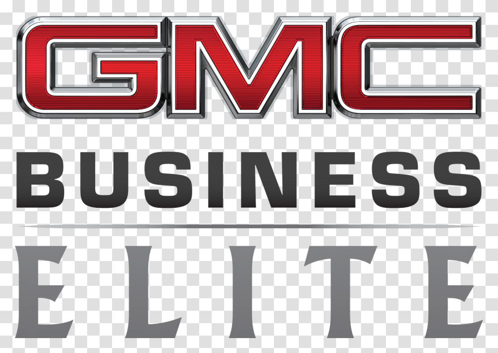 Gmc Business Elite Logo, Word, Alphabet, Scoreboard Transparent Png