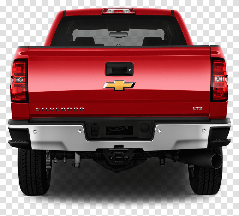 Gmc Sierra Rear View, Pickup Truck, Vehicle, Transportation, Bumper Transparent Png