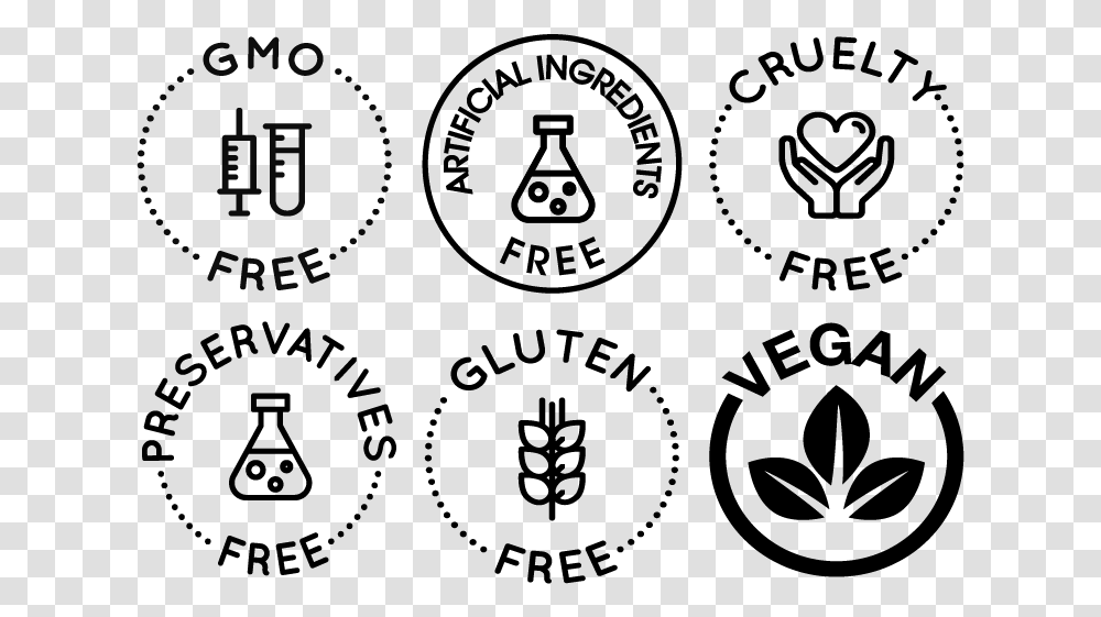 Gmo Free Artificial Ingredients Free Cruelty Free Emblem, Gray, World Of Warcraft Transparent Png