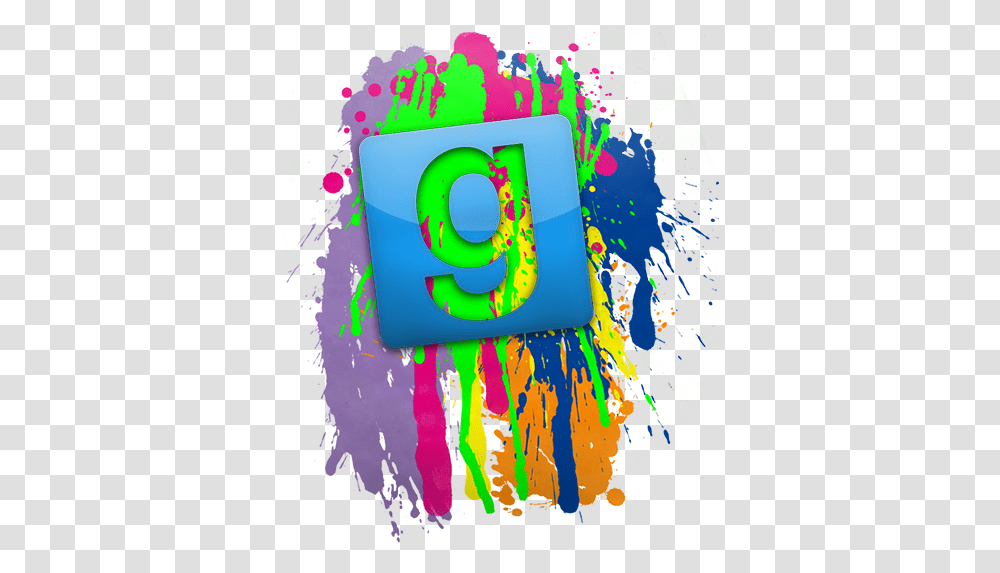 Gmod Paint Splashes 512x Black Mesa, Number, Symbol, Text, Graphics Transparent Png