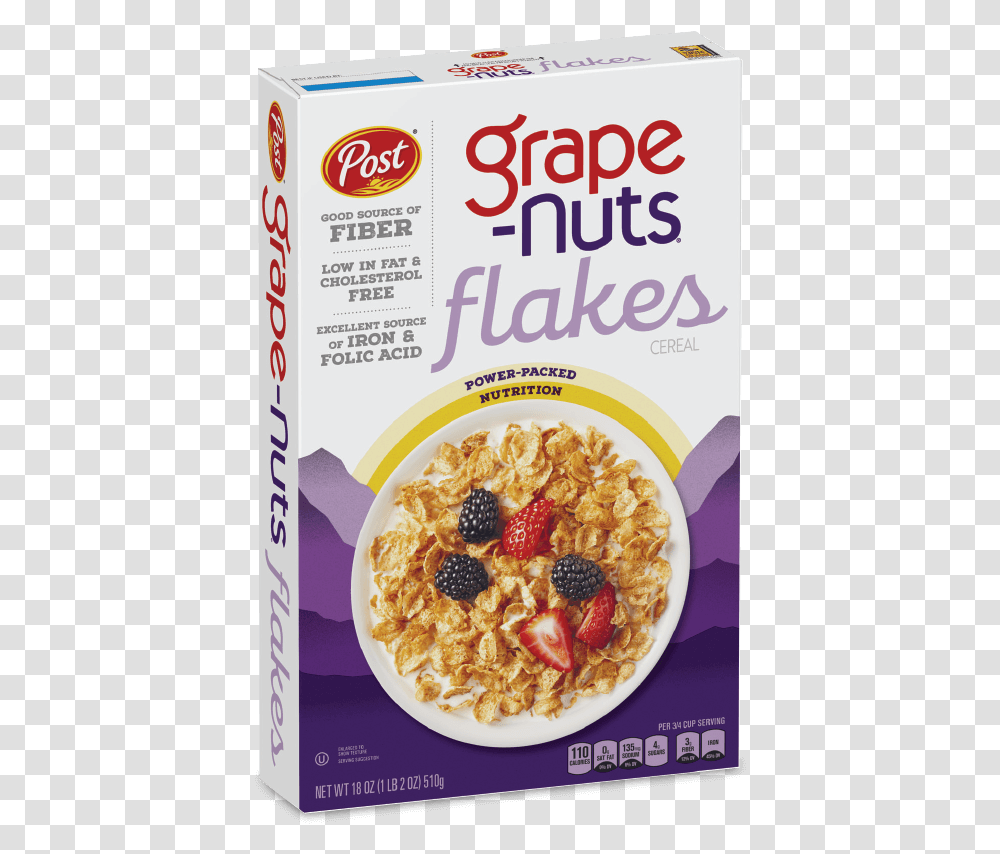 Gn Flakes Post Grape Nuts, Oatmeal, Breakfast, Food, Menu Transparent Png
