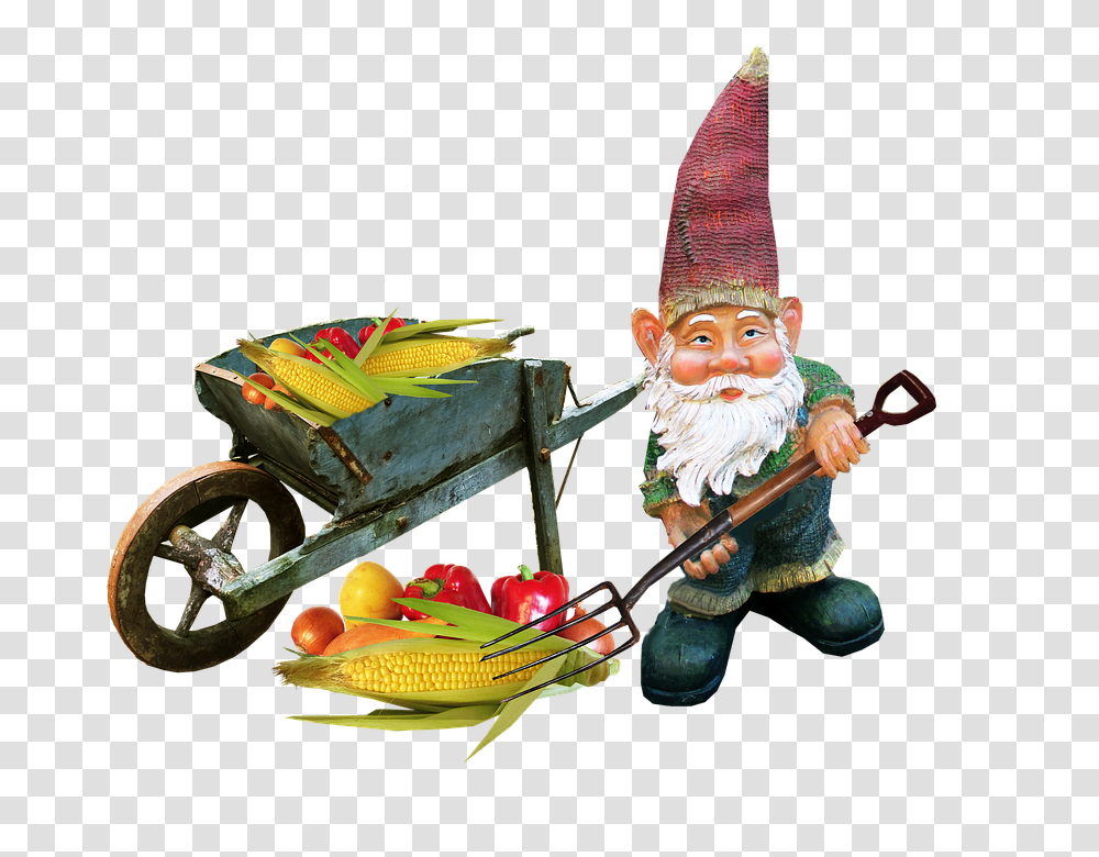 Gnome 960, Vegetable, Figurine, Person, Human Transparent Png