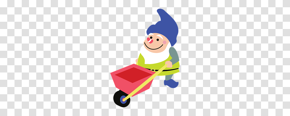 Gnome Emotion, Vehicle, Transportation, Wheelbarrow Transparent Png