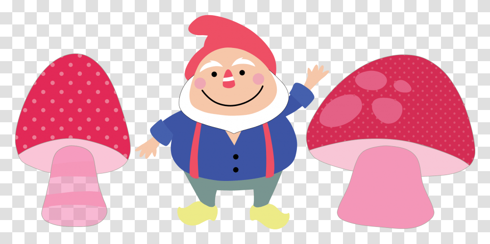 Gnome And Mushrooms Clip Arts Garden Gnome Clipart, Elf, Rattle, Baby, Snowman Transparent Png