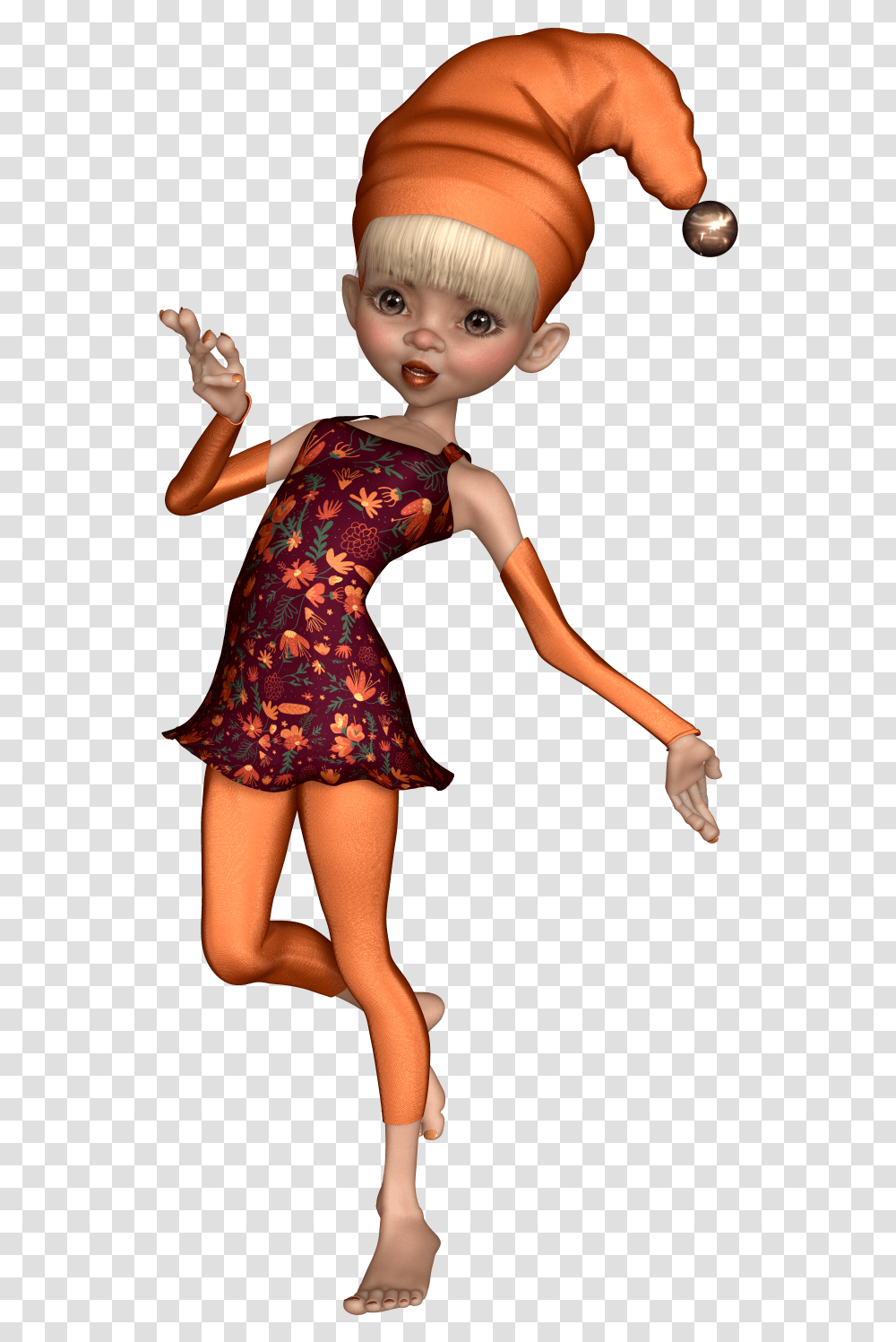 Gnome Child, Person, Toy, Doll Transparent Png