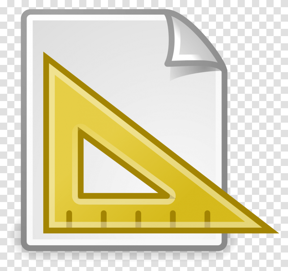 Gnome Document, Mailbox, Letterbox, Triangle Transparent Png