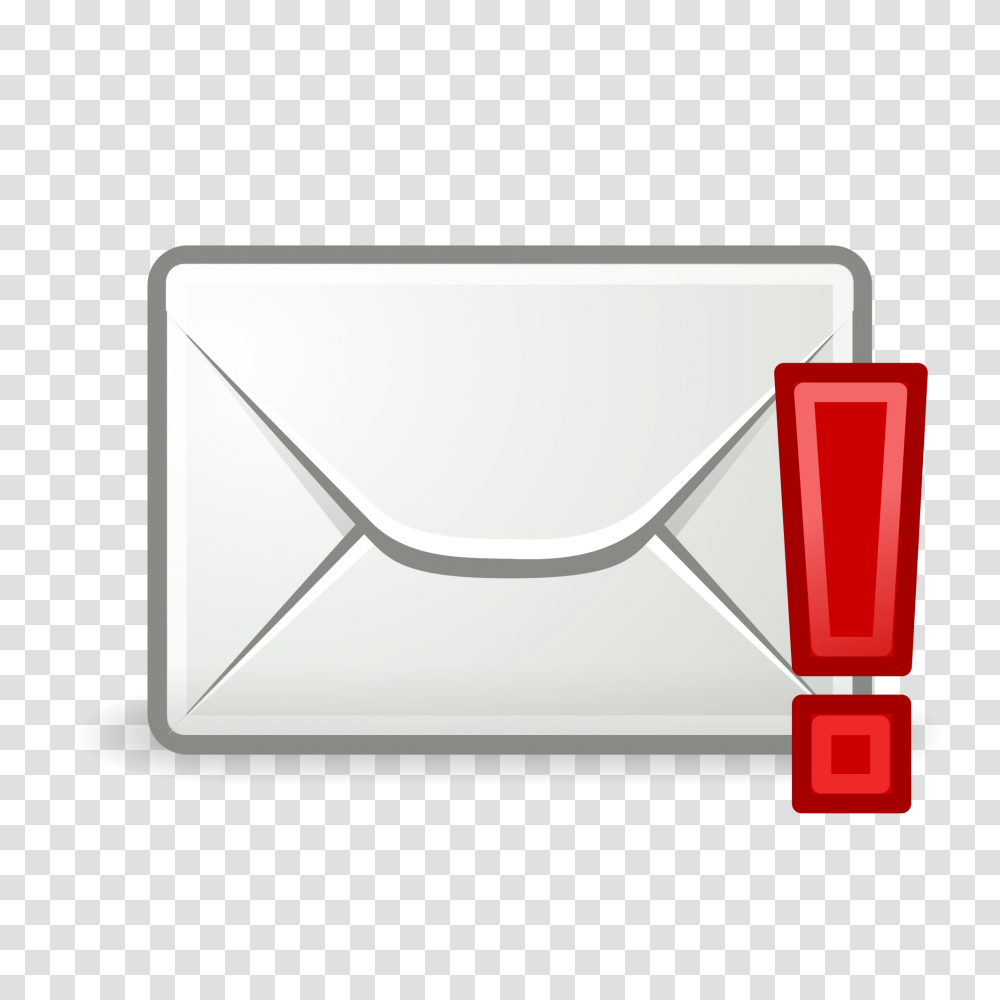 Gnome Mail Mark Important, Envelope Transparent Png