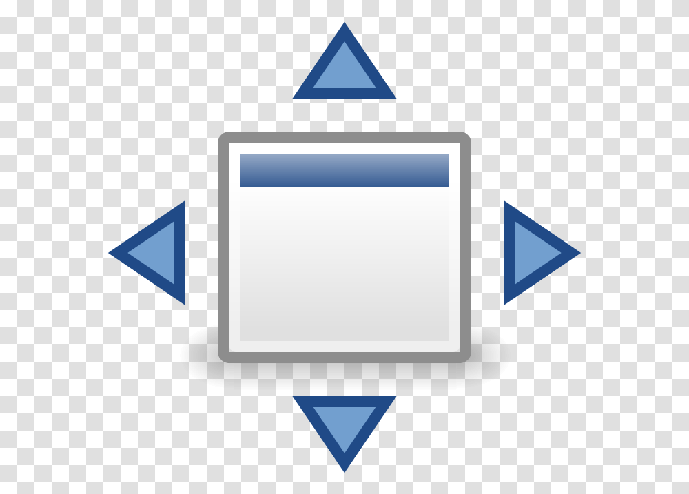 Gnome View Fullscreen Move Icon Sketchup, Mailbox, Triangle, Word Transparent Png