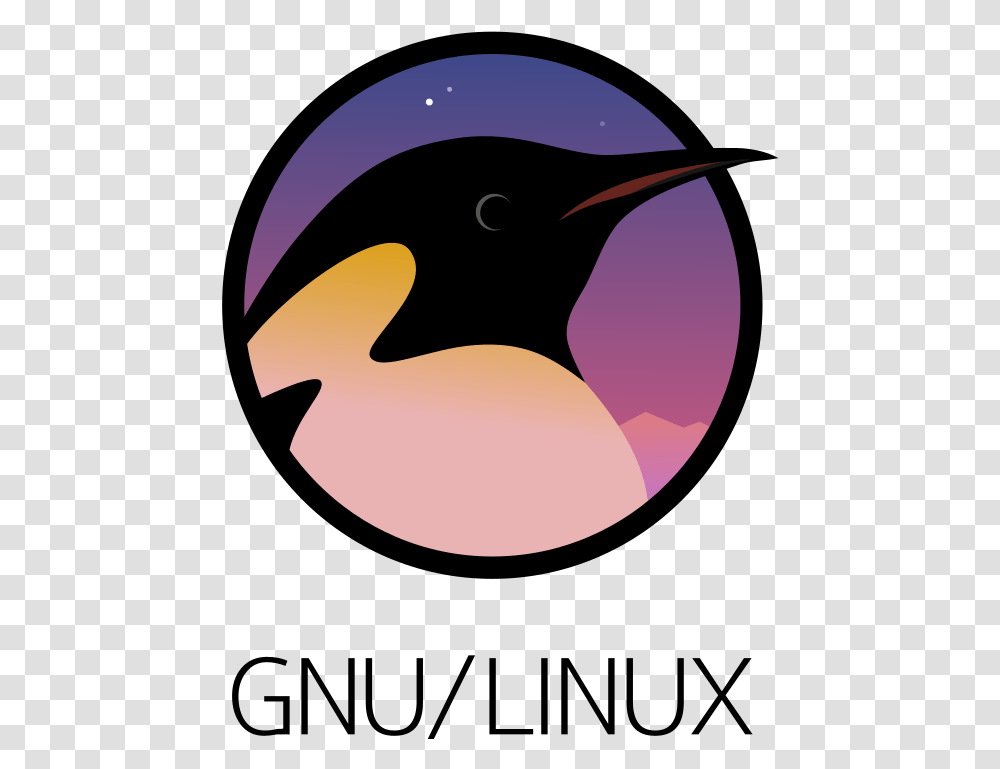 Gnu Minimalistic Logo Svg, Bird, Animal, Beak, Penguin Transparent Png