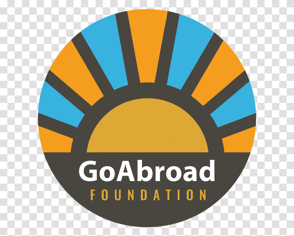 Go Abroad Foundation Logo, Label, Word Transparent Png