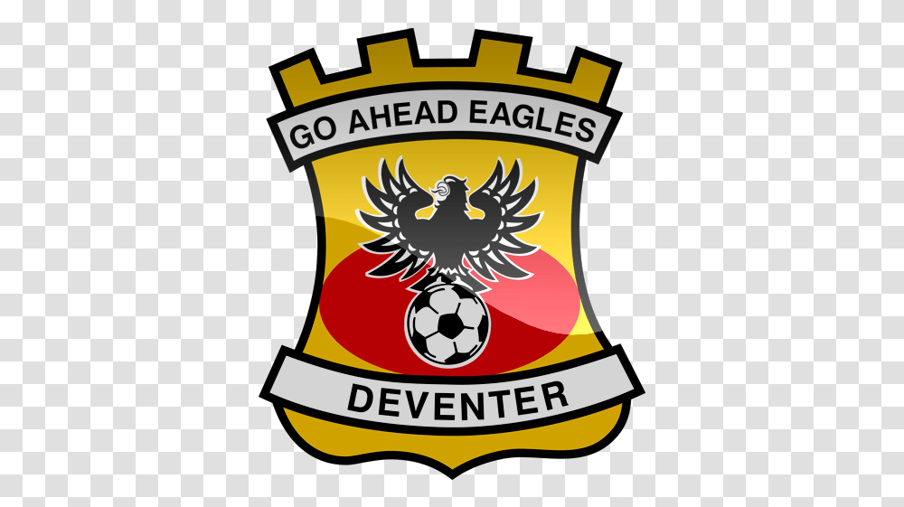Go Ahead Eagles Deventer Football Logo Ajax Go Ahead Eagles, Label, Text, Symbol, Poster Transparent Png