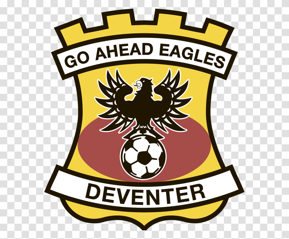 Go Ahead Eagles Logo, Label, Poster, Advertisement Transparent Png