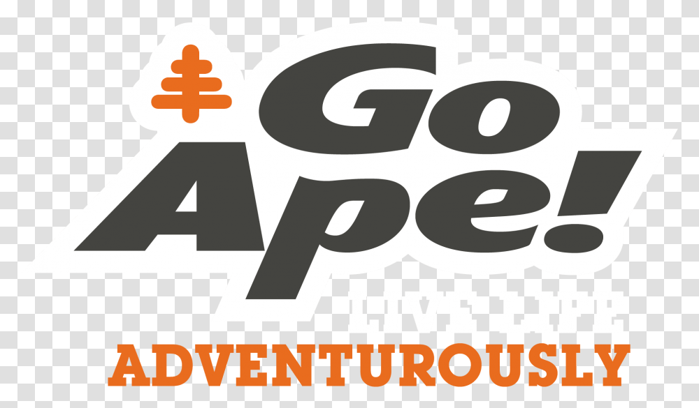 Go Ape, Word, Alphabet, Tree Transparent Png