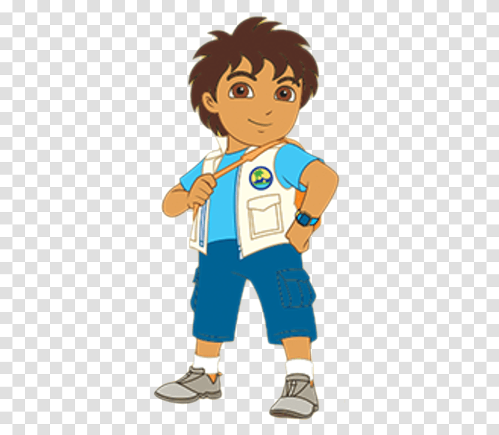 Go Clip Diego Dora The Explorer, Person, Human, Cleaning Transparent Png