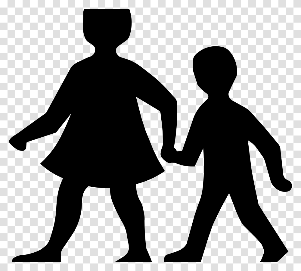 Go Clipart Walk Children Crossing Clip Art, Gray, World Of Warcraft Transparent Png