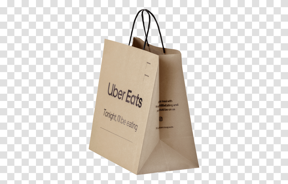 Go Delivery Food Kraft Bags, Book, Shopping Bag, Sack Transparent Png