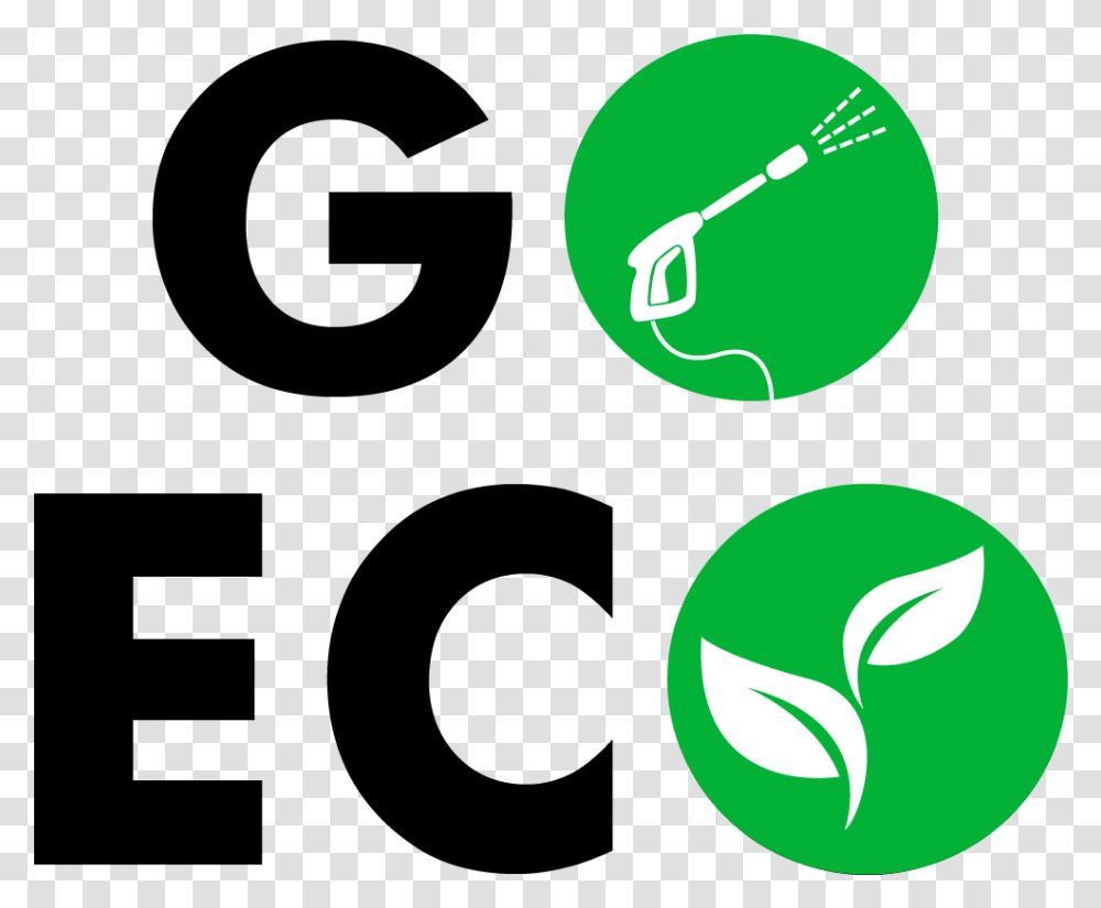 Go Eco Go Eco Logo, Green, Symbol, Trademark, Recycling Symbol Transparent Png