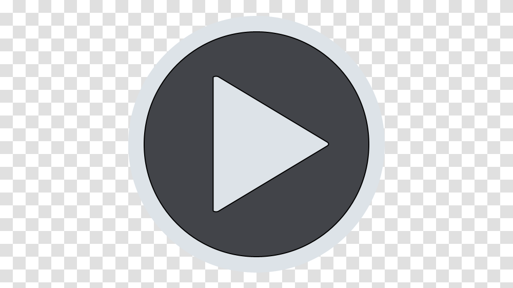 Go File Play Button Facebook, Triangle, Plectrum, Gray Transparent Png