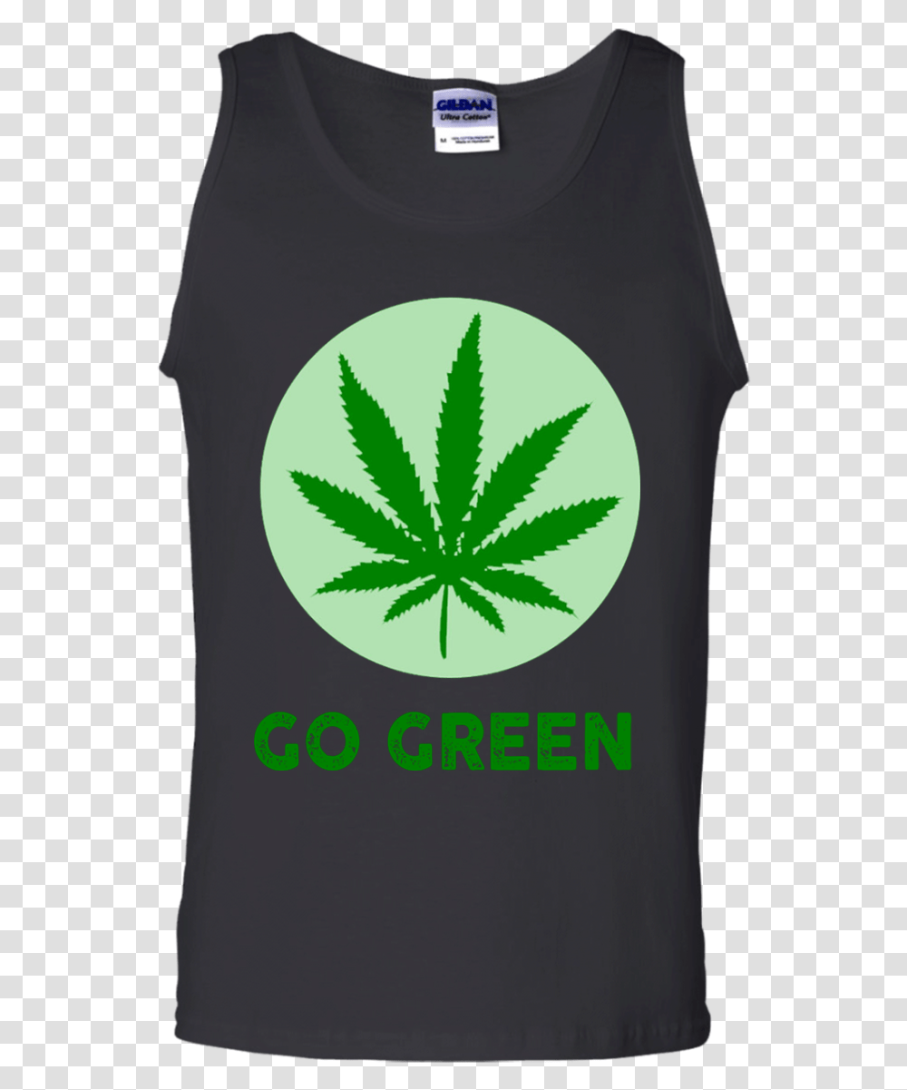 Go Green Shirt Hoodie Tank T Shirt, Plant, Weed, Hemp Transparent Png