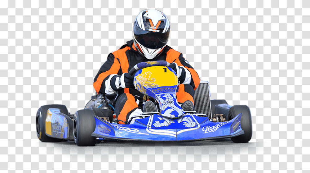 Go Kart Racing Clipart Kart Racing Go Kart, Vehicle, Transportation, Person, Helmet Transparent Png