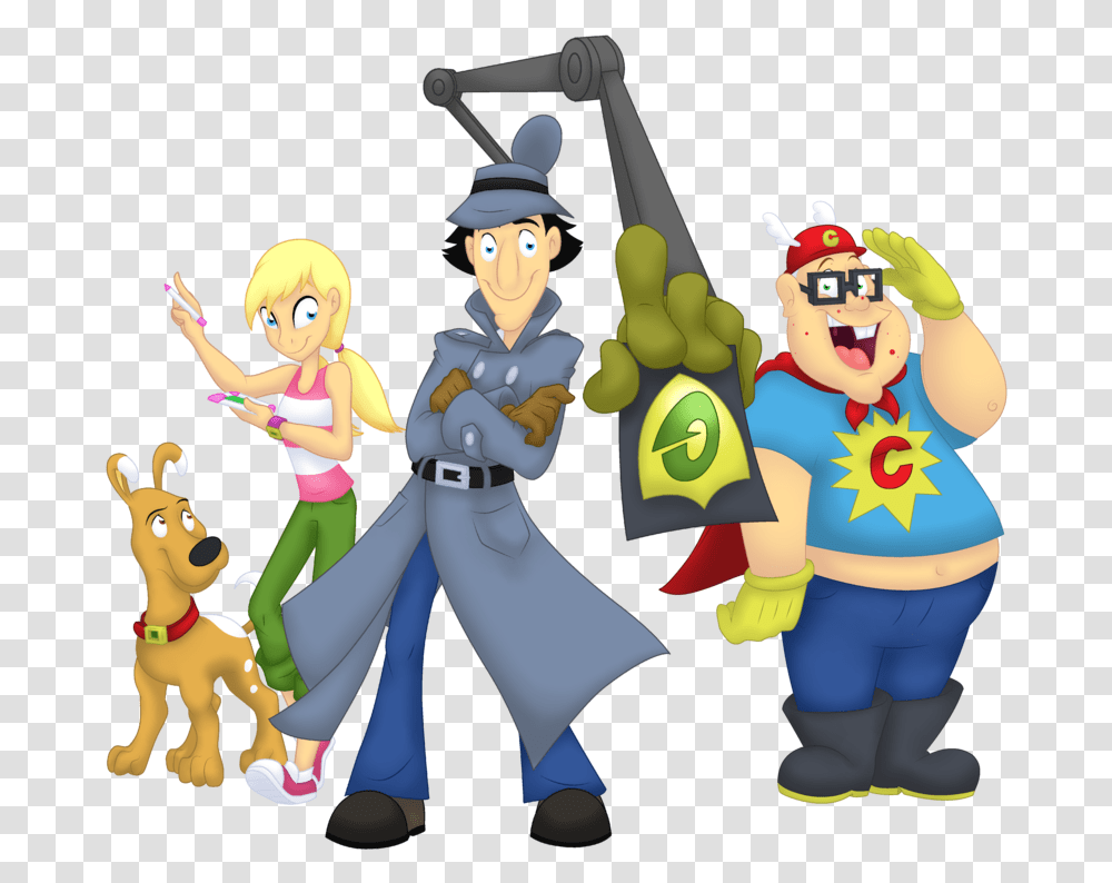 Go Role Call Inspector Gadget Team, Person, Performer, People Transparent Png