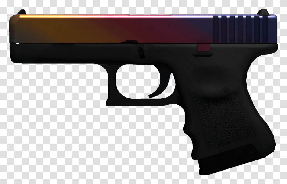 Go Skins Glock 18 Cs Go, Gun, Weapon, Weaponry, Handgun Transparent Png