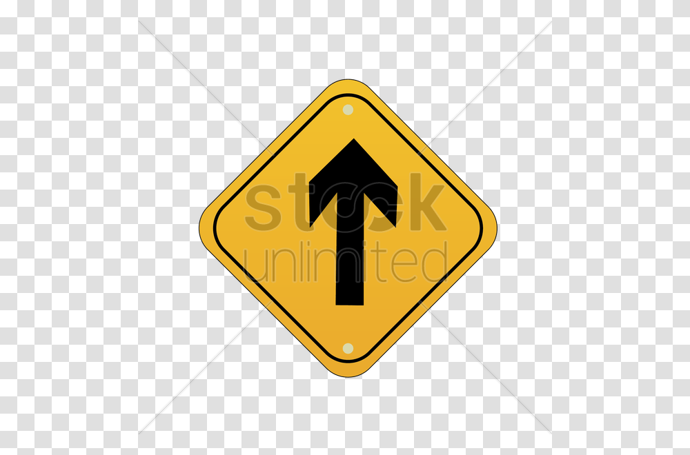 Go Straight Road Sign Vector Image Transparent Png