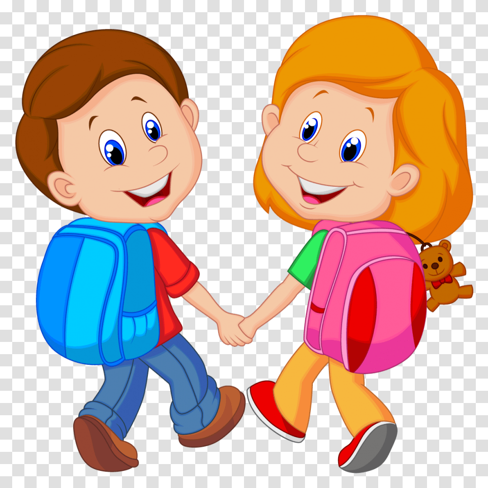 Go To School Clip Art, Person, Human, People, Female Transparent Png