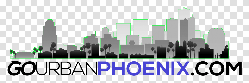 Go Urban Phoenix Phoenix Skyline, Metropolis, City, Building Transparent Png