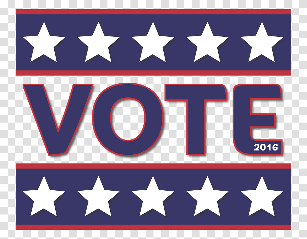 Go Vote America, Flag, Star Symbol Transparent Png