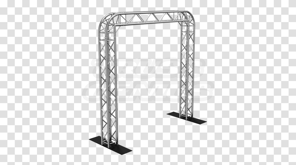 Goal Post F34 Square Truss System With Rounded Corners Lighting Truss System, Staircase, Stand, Shop, Fence Transparent Png