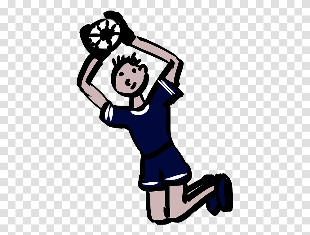 Goalkeeper Chelsey Football Football Clipart Full Size, Person, Human, People, Stencil Transparent Png