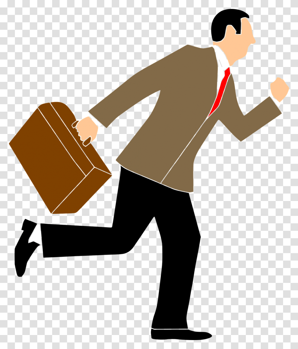 Goals Man Running With Bag, Briefcase, Person, Human, Axe Transparent Png