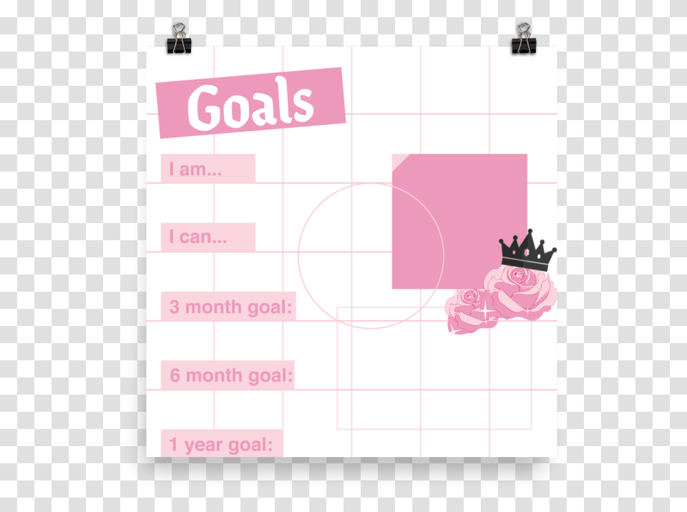 Goals Vision Board Poster Black Cat, Plot, Plan, Diagram Transparent Png