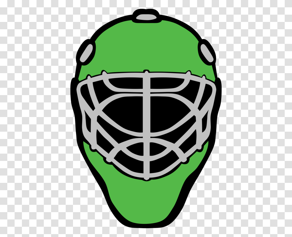 Goaltender Mask Ice Hockey, Helmet, Crash Helmet, Light Transparent Png