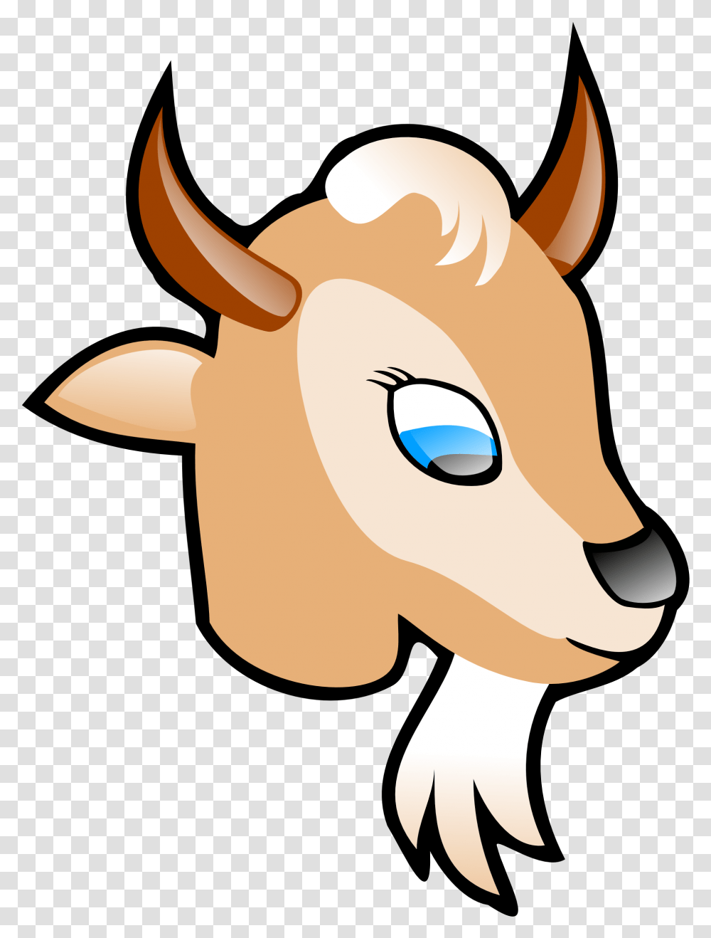 Goat A Clipart Of Taking Test And Via Wolf And The Seven Little Kids Goats, Animal, Mammal, Cattle, Bull Transparent Png